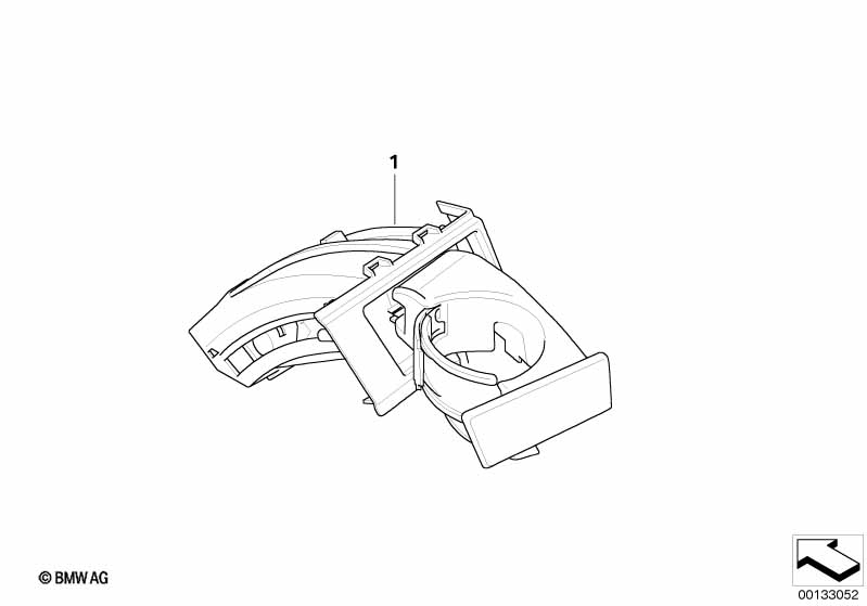 Retrofit f cup holder instr. panel