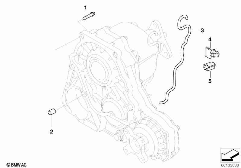 Genuine BMW 27103449008 E83 E53 Clip Chrome-free CR(VI) (Inc. X5 4.4i, 330xd & X5 4.8is) | ML Performance UK Car Parts
