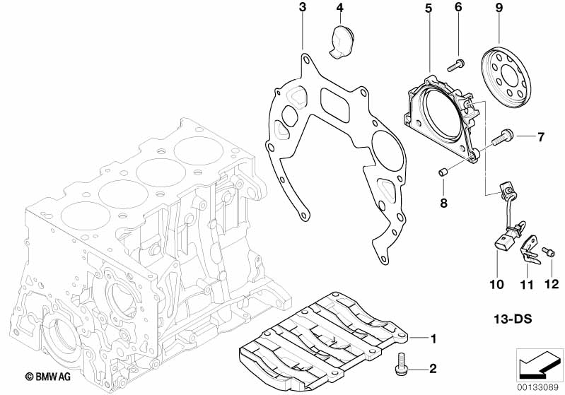 Genuine BMW 11117791532 E46 E83 Bowl Reinforcement (Inc. 318d, X3 2.0d & 318td) | ML Performance UK Car Parts