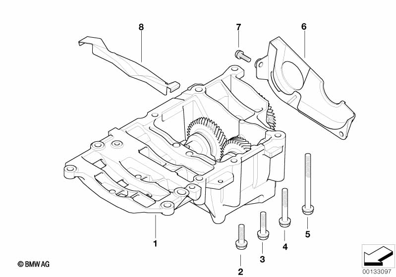 Crankshaft drive mass compensator