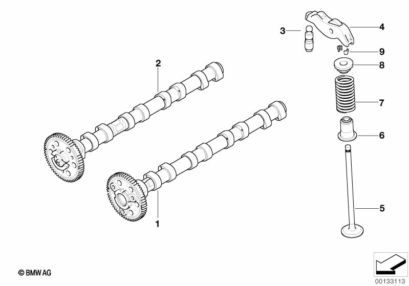 Timing and valve train-camshaft