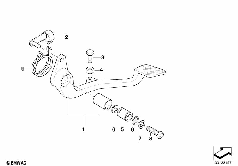 Brake pedal