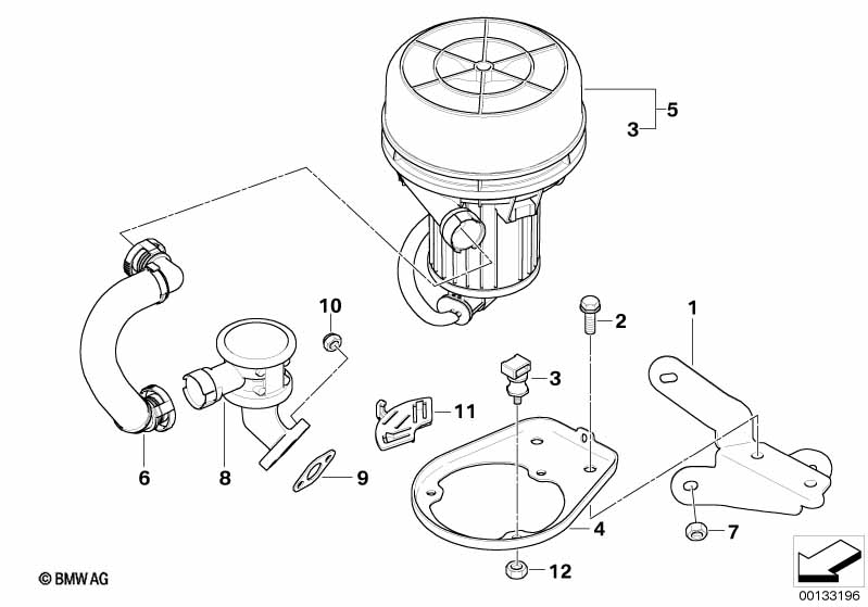Genuine BMW 11723420627 E83 Pressure Hose Assy (Inc. X3 2.5i & X3 3.0i) | ML Performance UK Car Parts