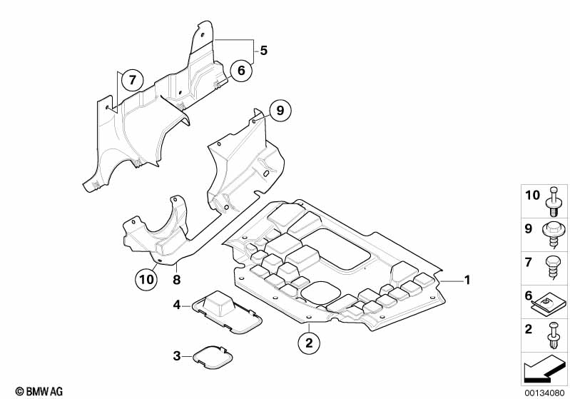 Genuine BMW 51743404196 E83 E83 Cover W Absorber F Stiffening Plate,Rear (Inc. X3 3.0si) | ML Performance UK Car Parts