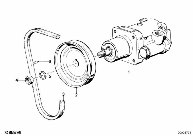 Hydro steering-vane pump/single parts