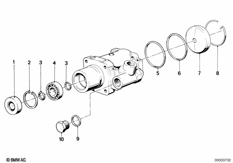 Hydro steering-vane pump/single parts