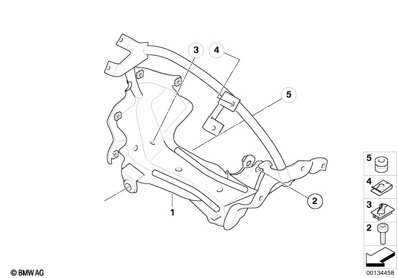 Bracket f cockpit trim panel