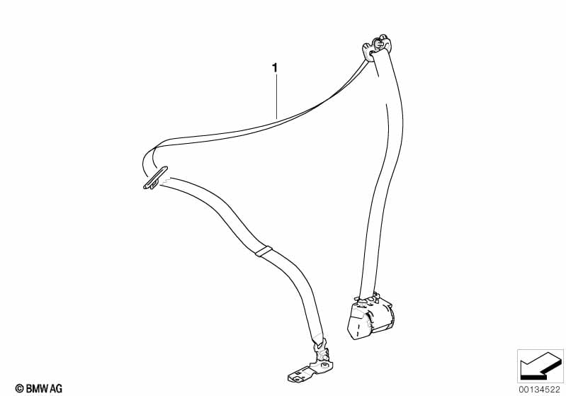 Safety belt front