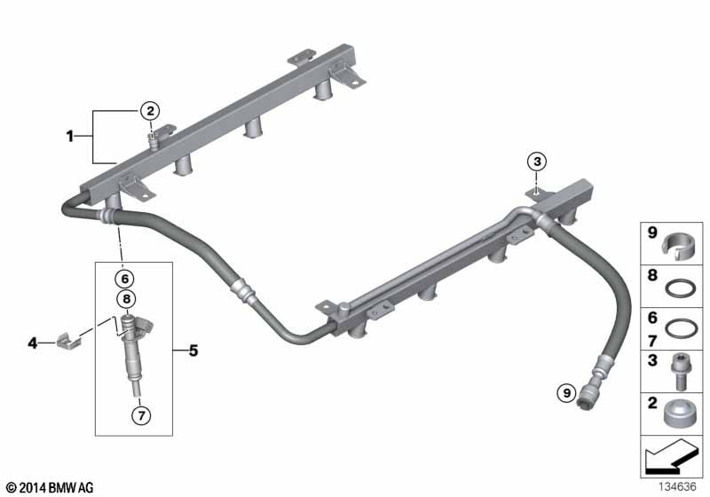 Genuine BMW 13537966232 E65 Injection Valve (Inc. Alpina B7) | ML Performance EU Car Parts