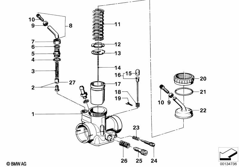 Genuine BMW 13111335688 Sleeve (Inc. R 75  & R60/6) | ML Performance EU Car Parts