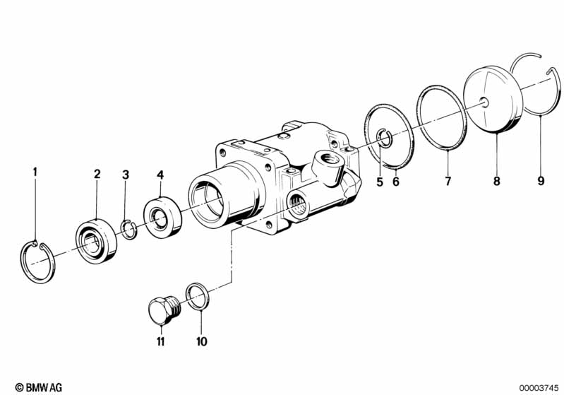 Hydro steering-vane pump/single parts