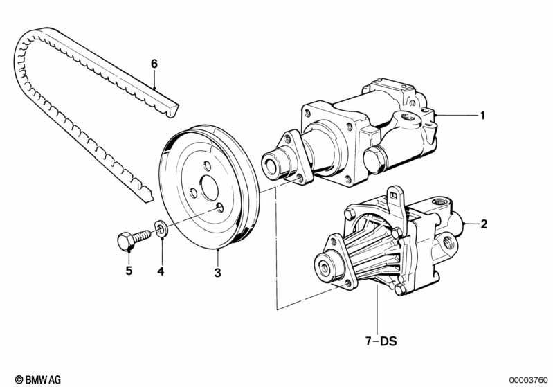 Genuine BMW 32411134091 E24 At-Vane Pump 130BAR (Inc. 635CSi, M635CSi & 628CSi) | ML Performance UK Car Parts