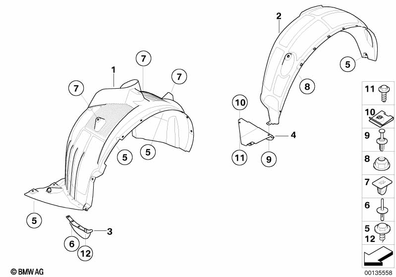 Genuine BMW 51713401988 E83 Deflector Lip, Rear Right (Inc. X3 1.8d, X3 2.5i & X3 2.0i) | Duco Car Parts UK Car Parts