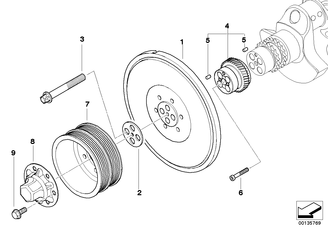 Genuine BMW 11217838017 E60 E61 E63 Gear Wheel (Inc. M5 & M6) | ML Performance UK Car Parts