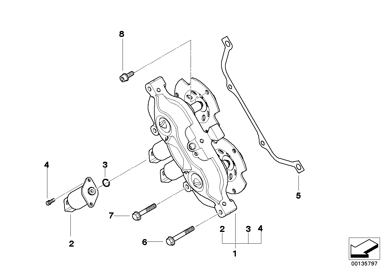 Genuine BMW 11367841072 E64 E60 E61 Solenoid Valve (Solv) (Inc. M5 & M6) | ML Performance US Car Parts