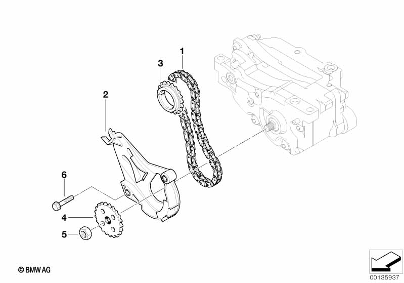 Genuine BMW 11417567768 E92 E90 E91 Guide Rail (Inc. 116i, 116i 1.6 & 316i) | ML Performance UK Car Parts
