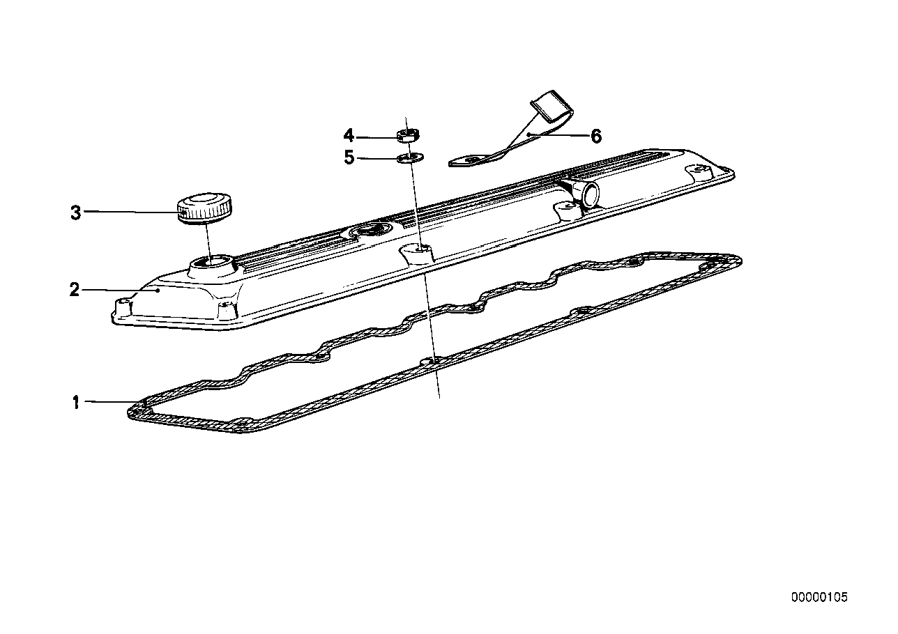 Genuine BMW 11121730271 E28 E21 Gasket Asbestos Free (Inc. 320i, 525e & 325e) | ML Performance UK Car Parts