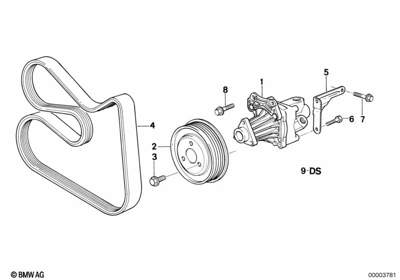 Hydro steering-vane pump