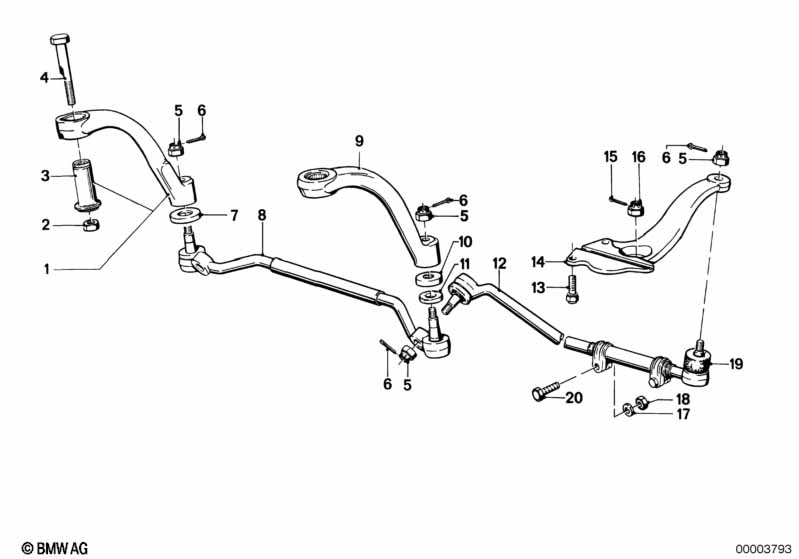 Steering linkage/tie rods