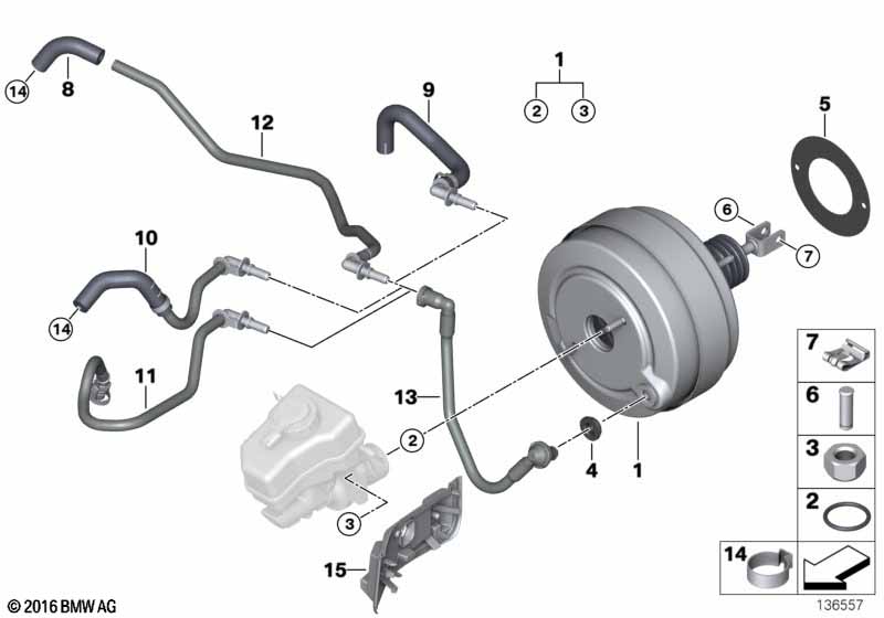 Genuine BMW 11667549507 E82 E93 E91 Hose (Inc. 118i, 120i & 318i) | ML Performance UK Car Parts
