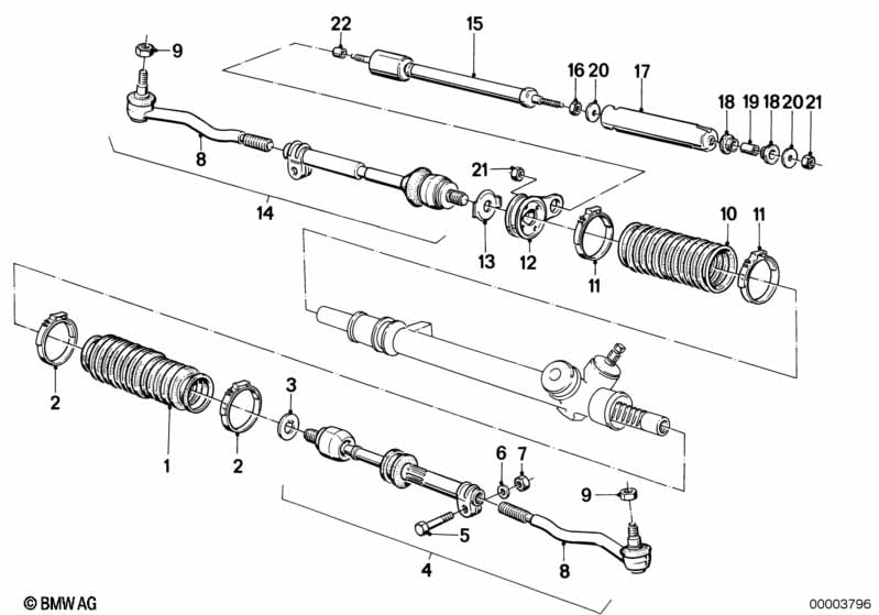 Steering linkage/tie rods