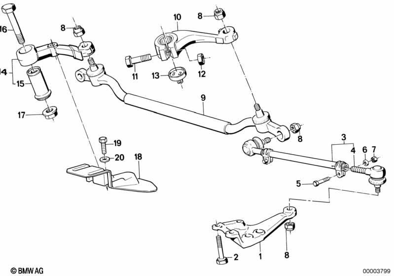 Steering linkage/tie rods