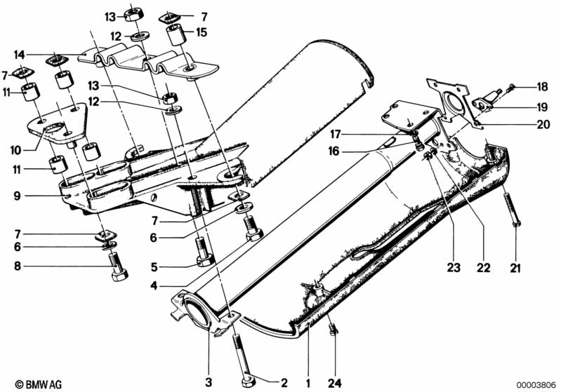Steering column-tube/trim panel
