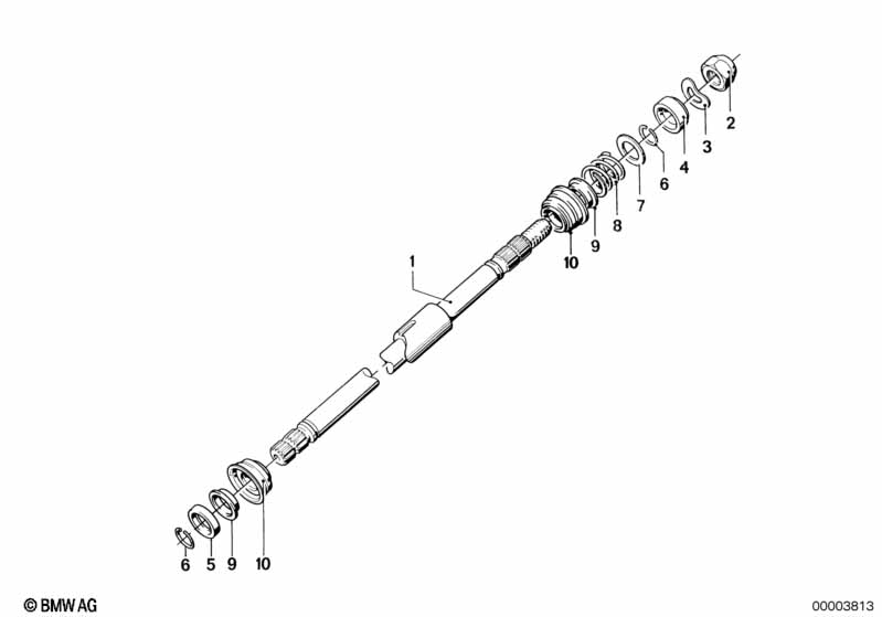 Steer.col.-steer. spin. upper