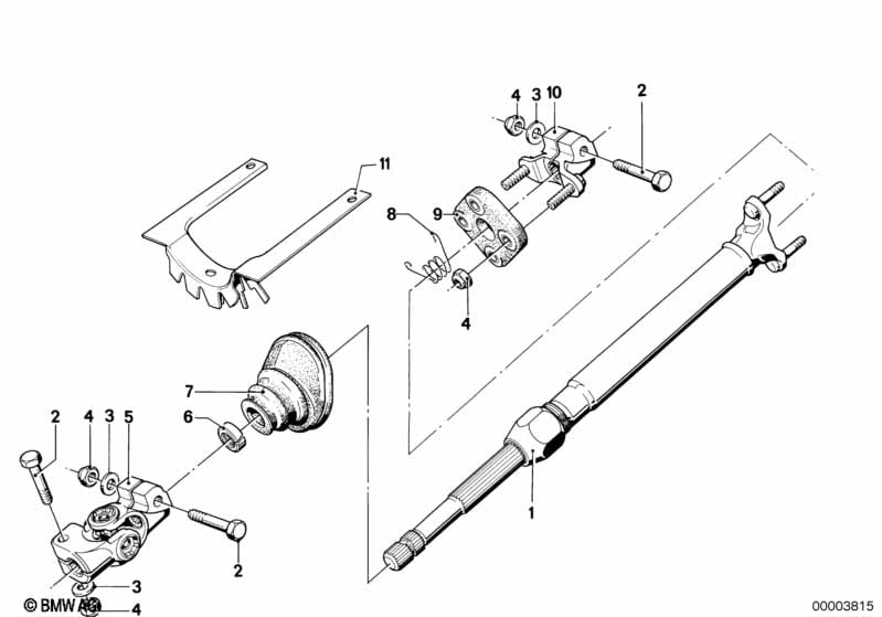 Steer.col.-lower joint assy