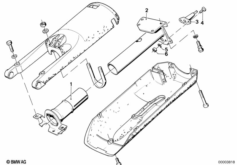 Steering column-column tube/attach.p.