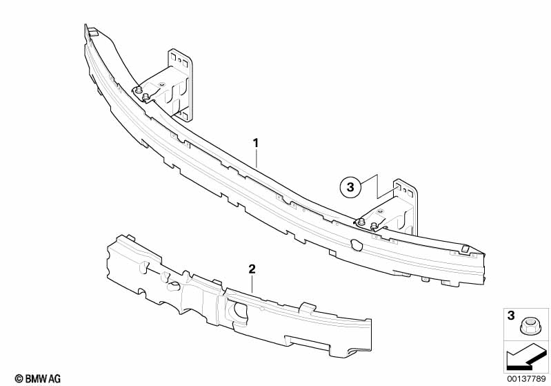 Genuine BMW 51117895741 E60 E61 Shock Absorber Front Left M (Inc. M5) | ML Performance EU Car Parts