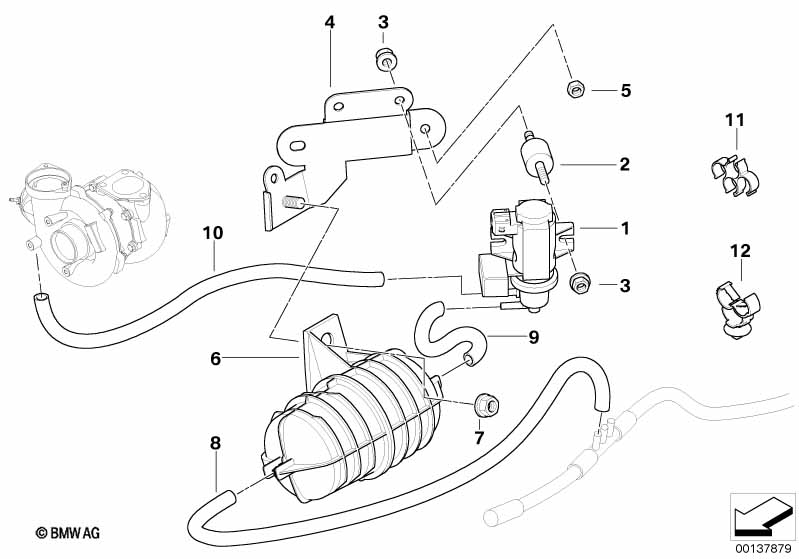 Genuine BMW 11653401561 E83 E83 Holder (Inc. X3 2.0d & X3 3.0d) | ML Performance UK Car Parts