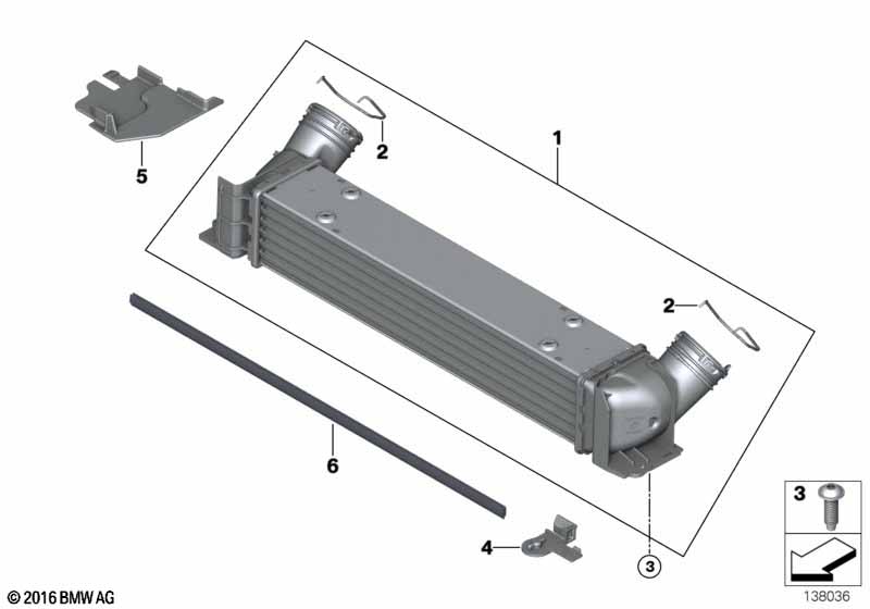 Genuine BMW 17117521783 E84 E92 E88 Bracket Frame (Inc. 118d, X1 18dX & X1 23dX) | ML Performance UK Car Parts