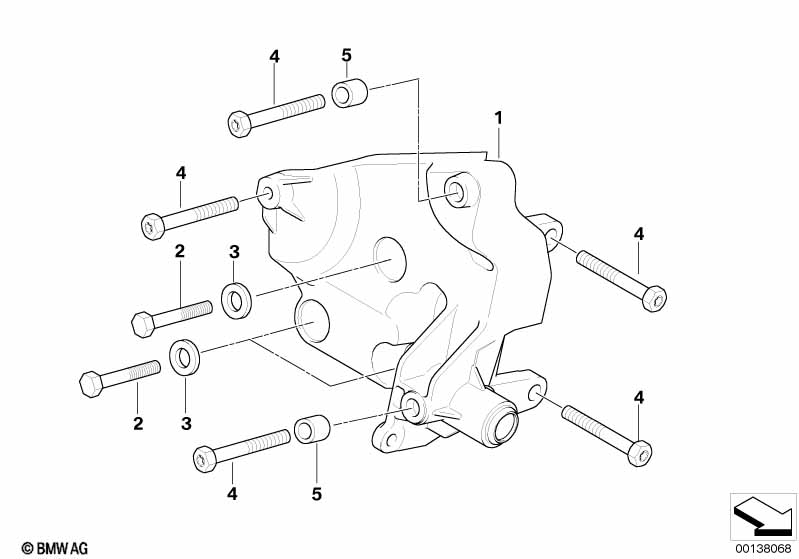 Climate compressor supporting bracket
