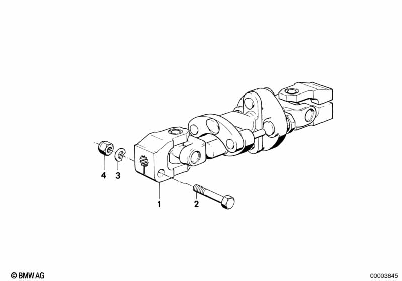 Genuine BMW 32312225912 E30 Lower Joint Assy (Inc. M3) | ML Performance EU Car Parts