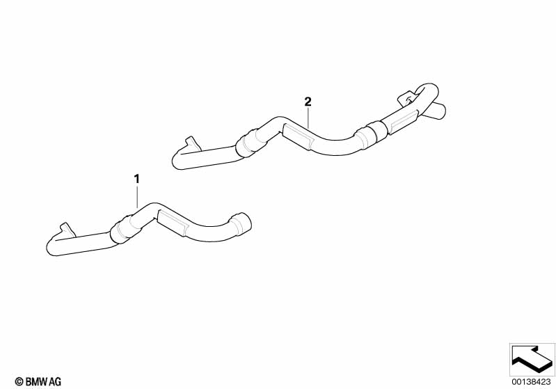 Coolant hose, CCC / CIC / MASK