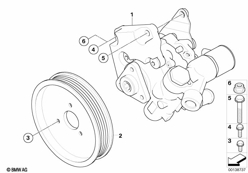 Power steering pump/Active steering