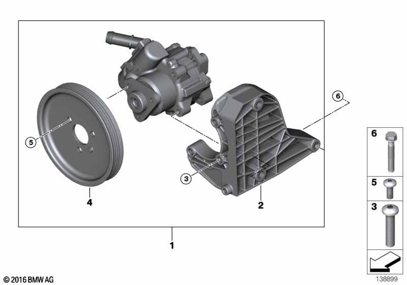 Genuine BMW 32417793467 E90 E91 E83 Torx Bolt M8X39 (Inc. 330xd, 318d & 320d) | ML Performance UK Car Parts