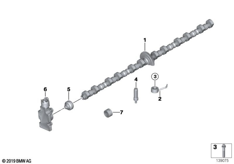 Genuine BMW 11378648357 E66 E92 F12 Stopper Bolt (Inc. X1 28iX, 335i & 528i) | ML Performance UK Car Parts