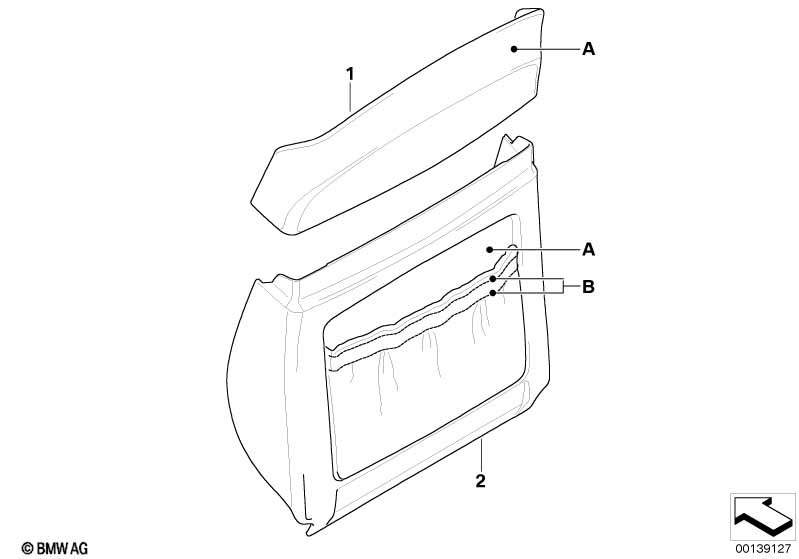Individ. rear panel,leather comfort seat