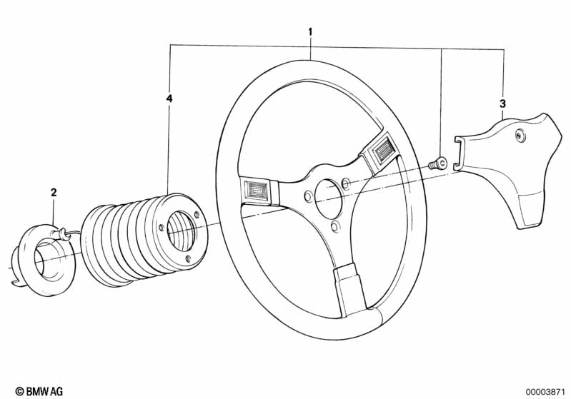 Sports steering wheel M-technik