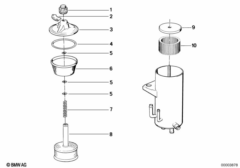 Genuine BMW 32411132442 E32 E31 Cap (Inc. 735i) | ML Performance UK Car Parts