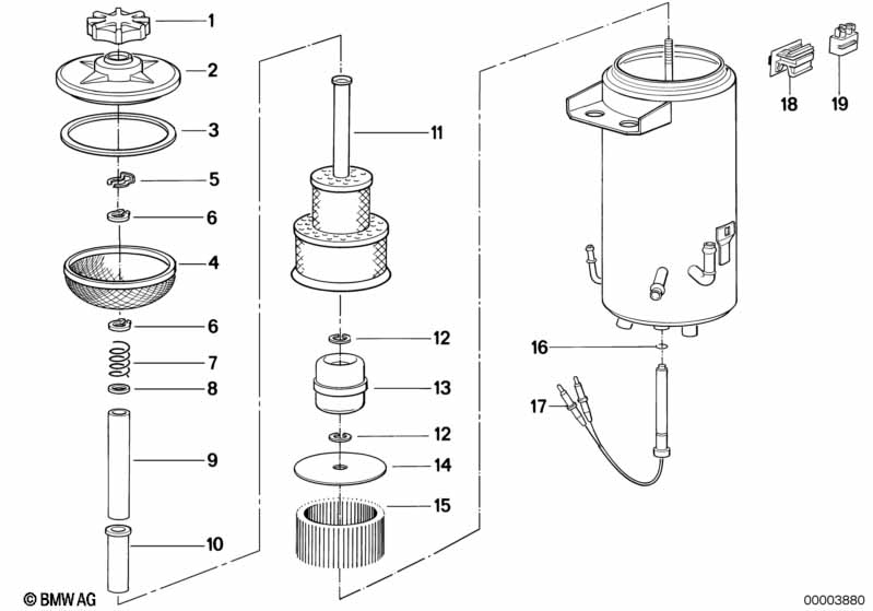 Genuine BMW 32411136304 E32 Oil Strainer (Inc. 750iL, 735i & 730iL) | ML Performance EU Car Parts