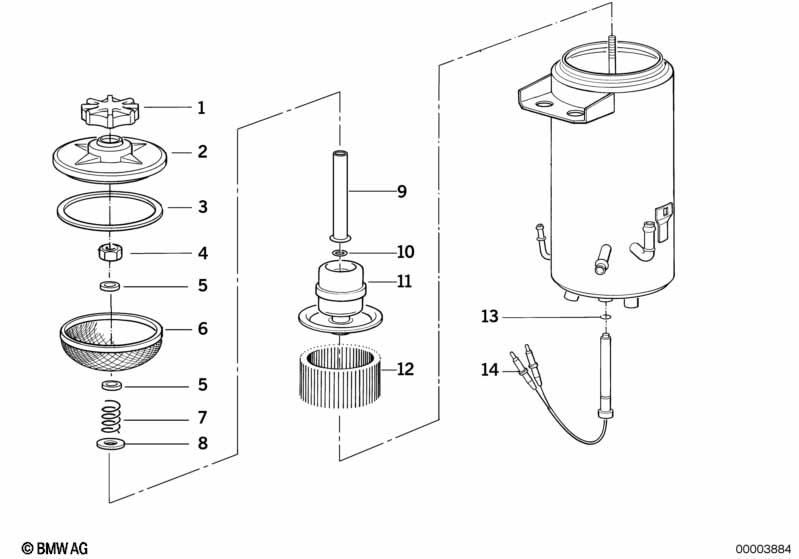 Genuine BMW 32411138011 E32 E31 Cap PENTOS. CHF 7.1 (Inc. 750i) | ML Performance UK Car Parts