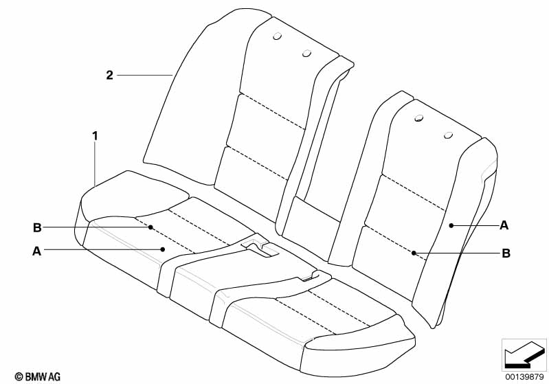 Individual cover rear comfort seat