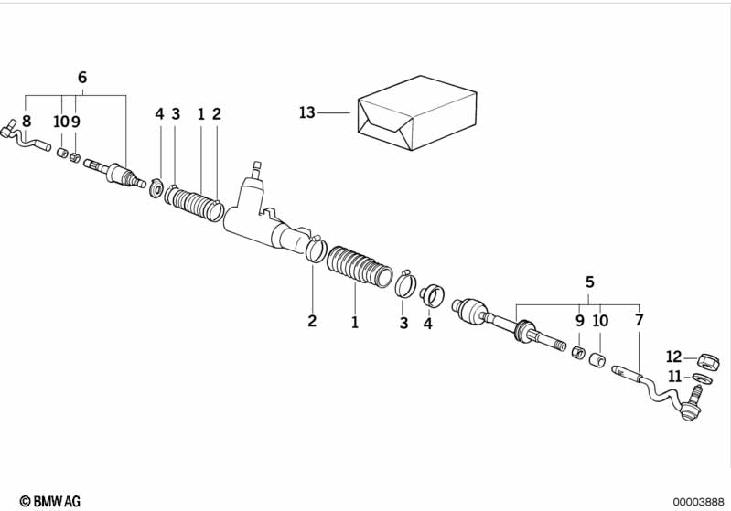 Steering linkage/tie rods