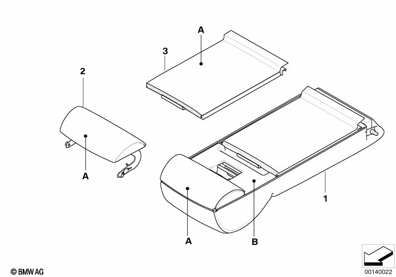 Ind.armrest load-through syst. comf.seat
