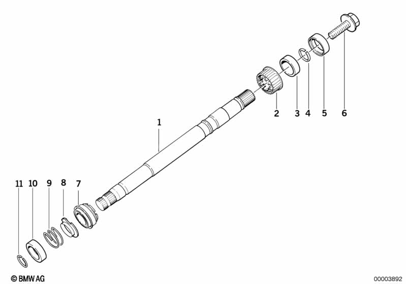 Steer.col.-steer. spin. upper