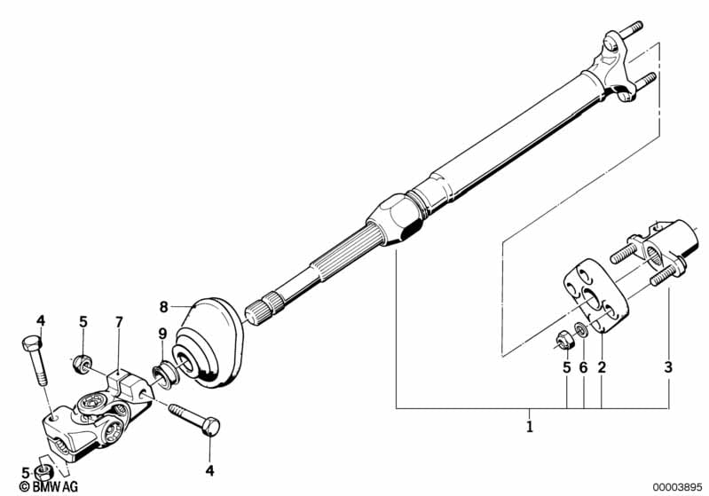 Steer.col.-lower joint assy