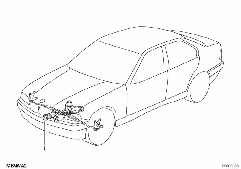 Hydro steering-installation kit